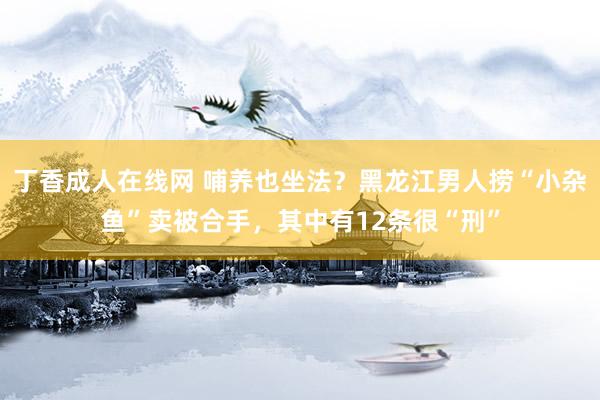 丁香成人在线网 哺养也坐法？黑龙江男人捞“小杂鱼”卖被合手，其中有12条很“刑”