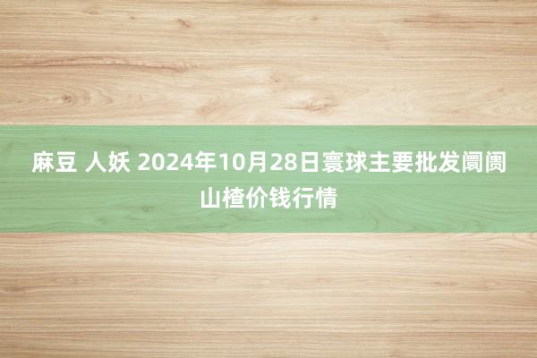 麻豆 人妖 2024年10月28日寰球主要批发阛阓山楂价钱行情