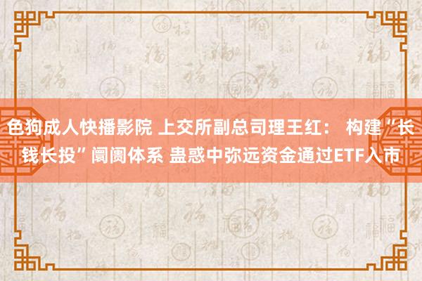 色狗成人快播影院 上交所副总司理王红： 构建“长钱长投”阛阓体系 蛊惑中弥远资金通过ETF入市