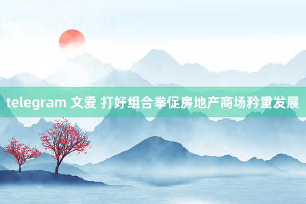 telegram 文爱 打好组合拳促房地产商场矜重发展