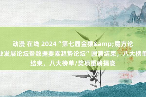 动漫 在线 2024“第七届金猿&魔方论坛——大数据产业发展论坛暨数据要素趋势论坛”圆满结束，八大榜单/奖项重磅揭晓